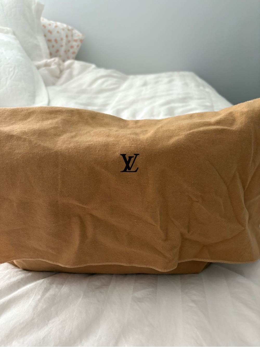 Authentic Louis Vuitton Brown Damier Canvas Bag with Gold Hardware - Picture 14 of 16